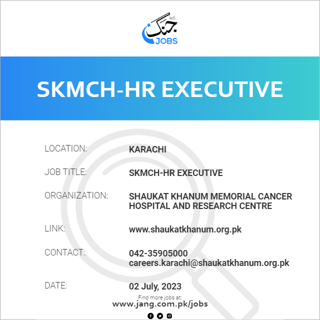 SKMCH-HR Executive