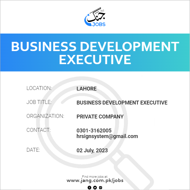 Business Development Executive