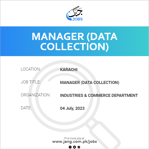 Manager (Data Collection)