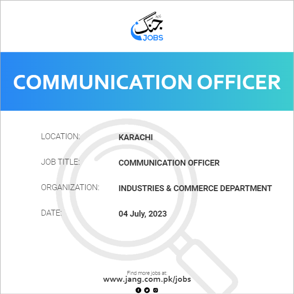 Communication Officer