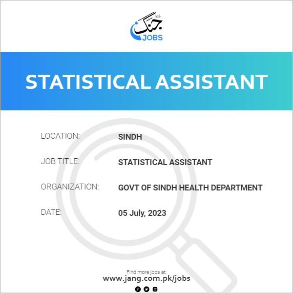 Statistical Assistant