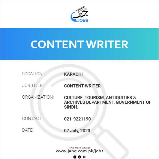 Content Writer