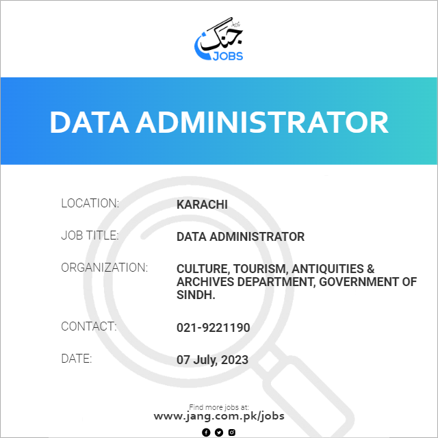 Data Administrator