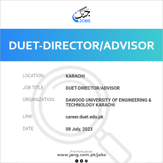 DUET-Director/Advisor