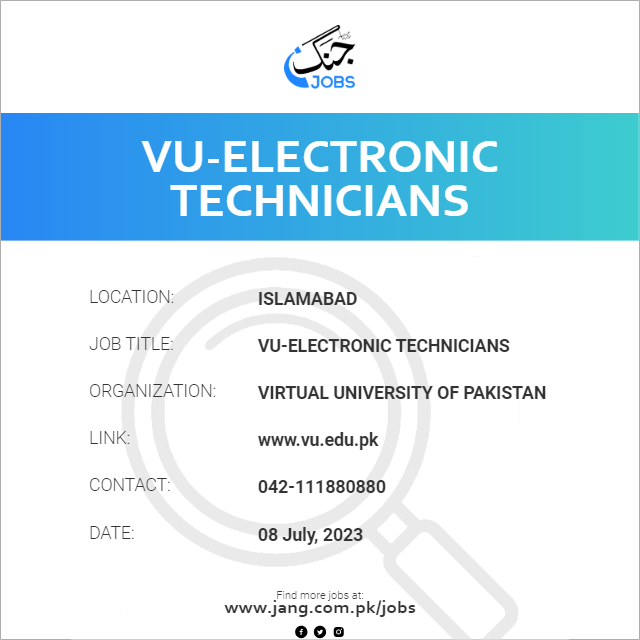 VU-Electronic Technicians