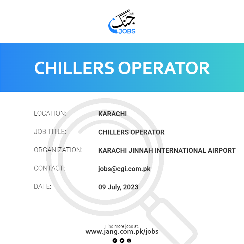 Chillers Operator