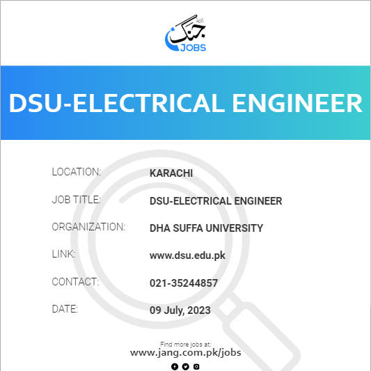 DSU-Electrical Engineer