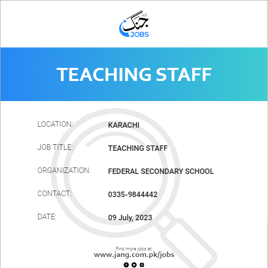 Teaching Staff