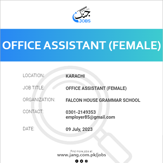 Office Assistant (Female)