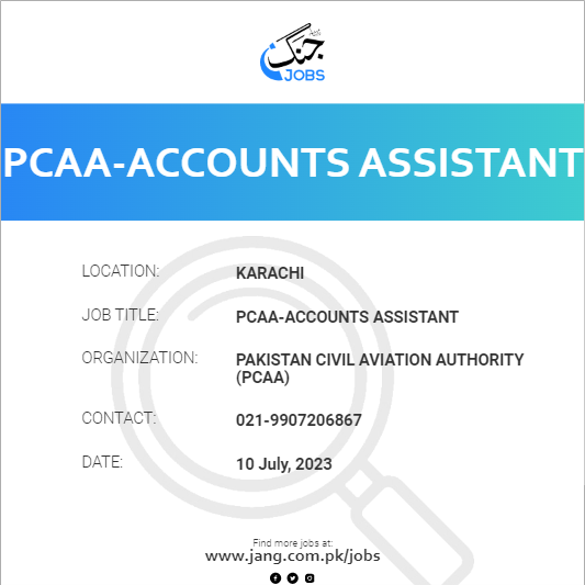 PCAA-Accounts Assistant