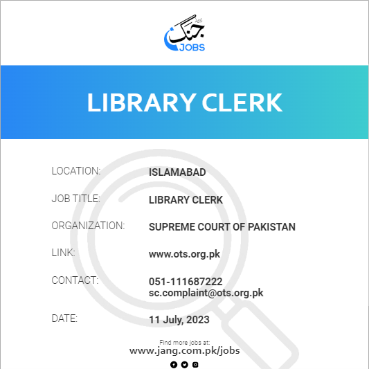 Library Clerk