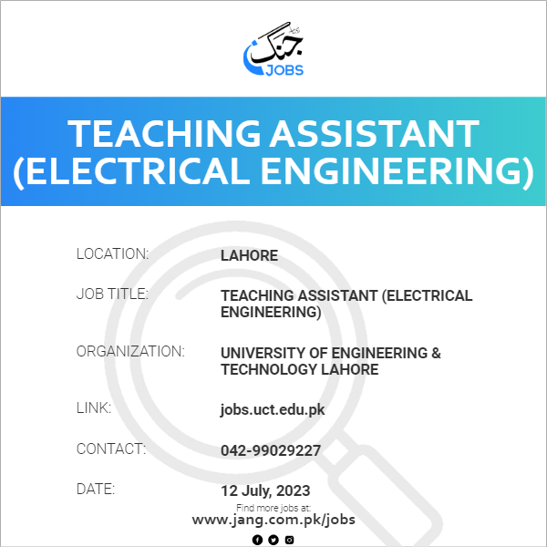 Teaching Assistant (Electrical Engineering)
