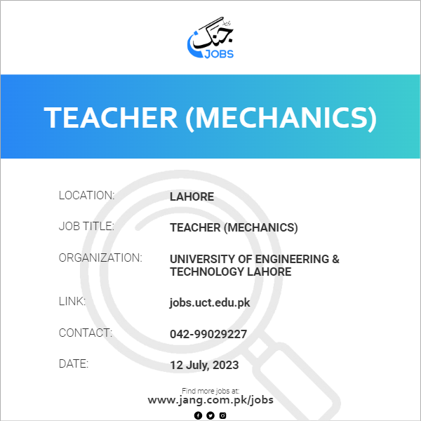 Teacher (Mechanics)