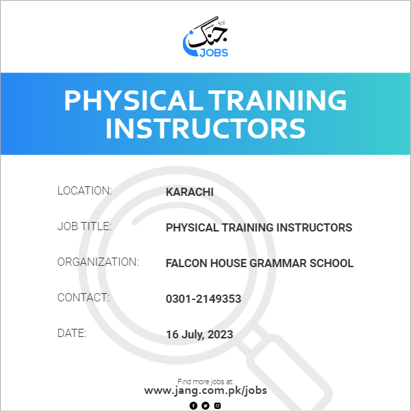Physical Training Instructors