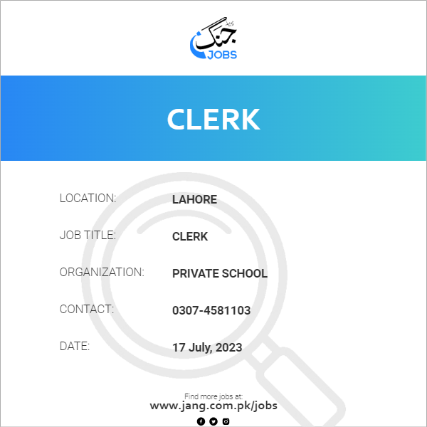 Clerk