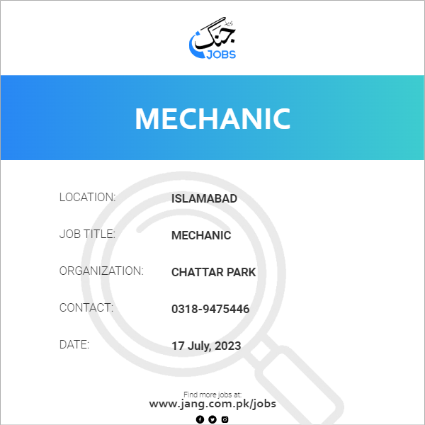 Mechanic