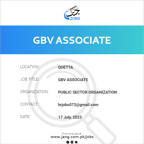 GBV Associate