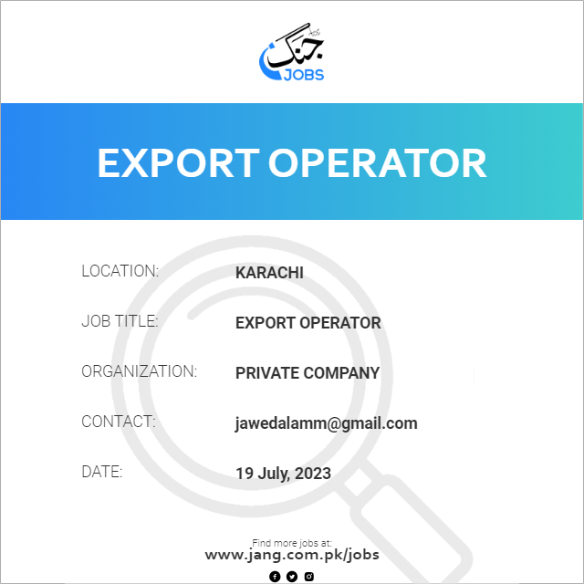 Export Operator