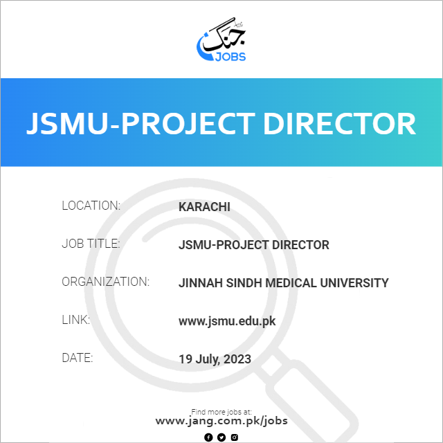 JSMU-Project Director