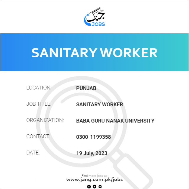 Sanitary Worker