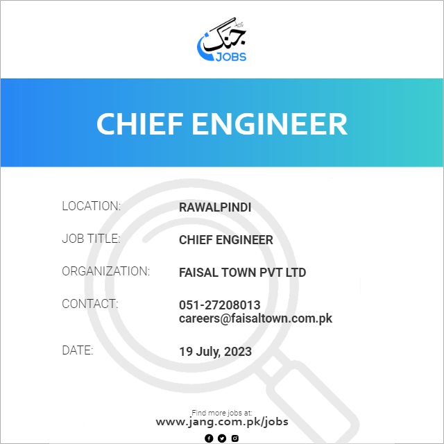 Chief Engineer