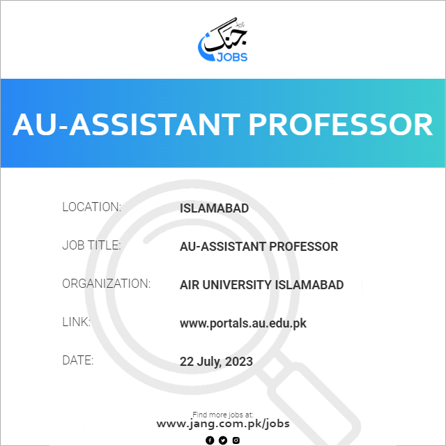 AU-Assistant Professor