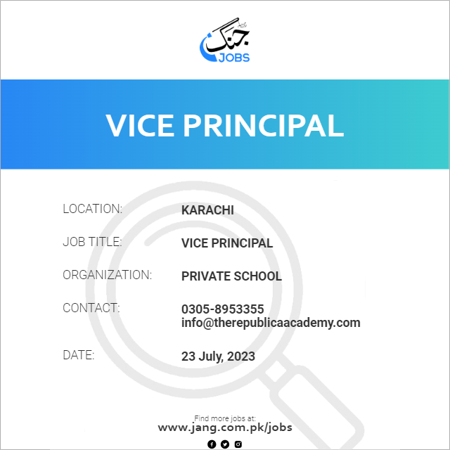 Vice Principal