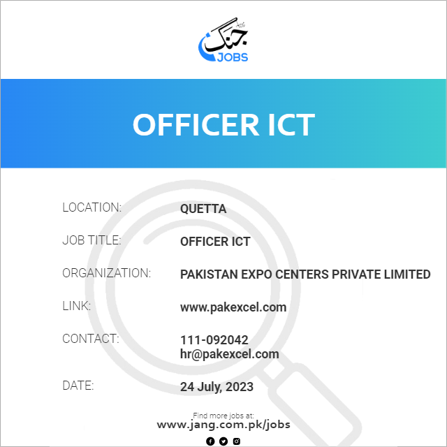 Officer ICT