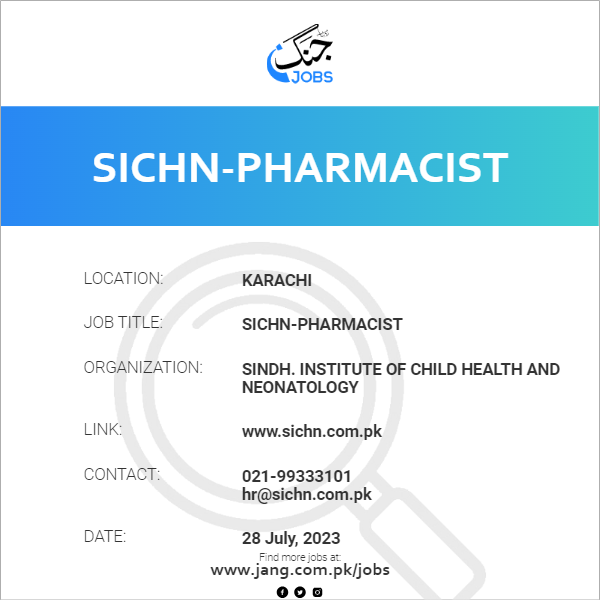 SICHN-Pharmacist