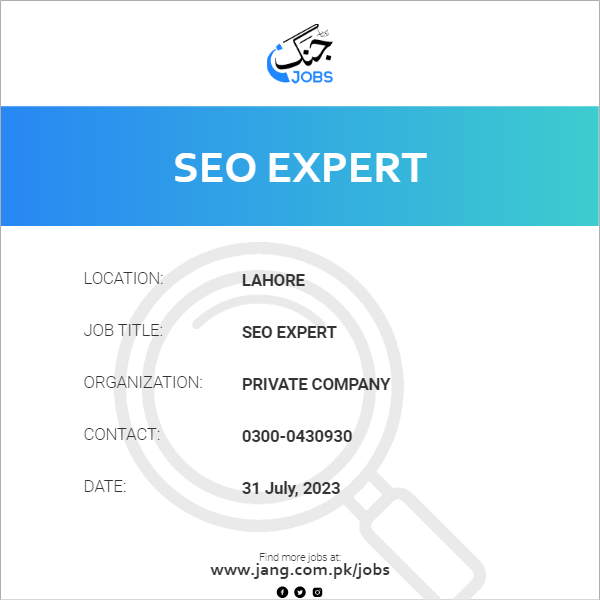 SEO Expert