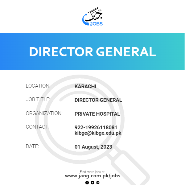 Director General