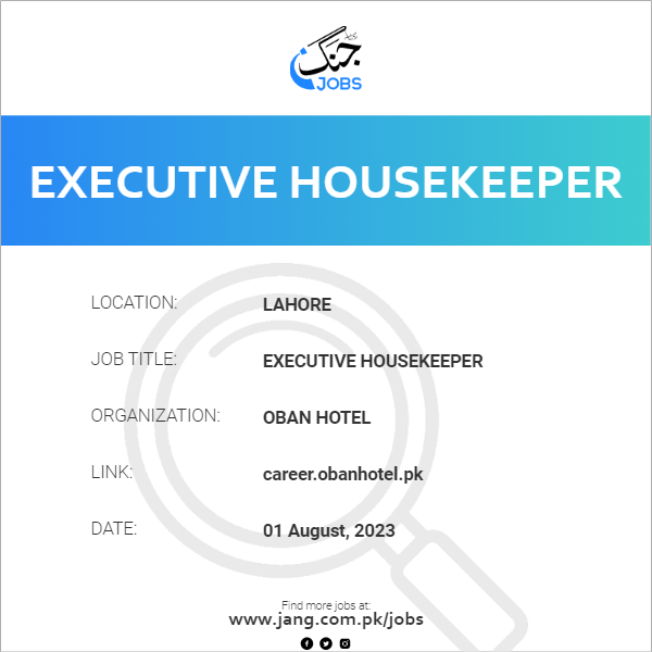 Executive Housekeeper