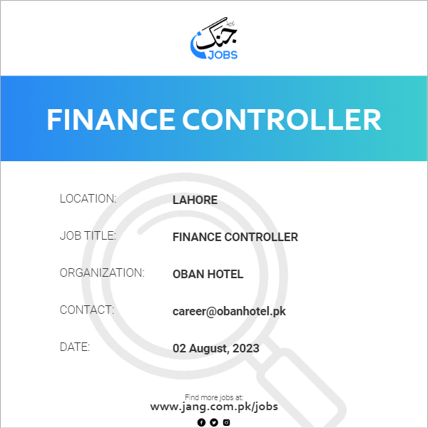 Finance Controller