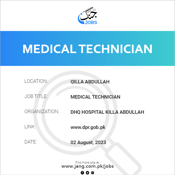 Medical Technician