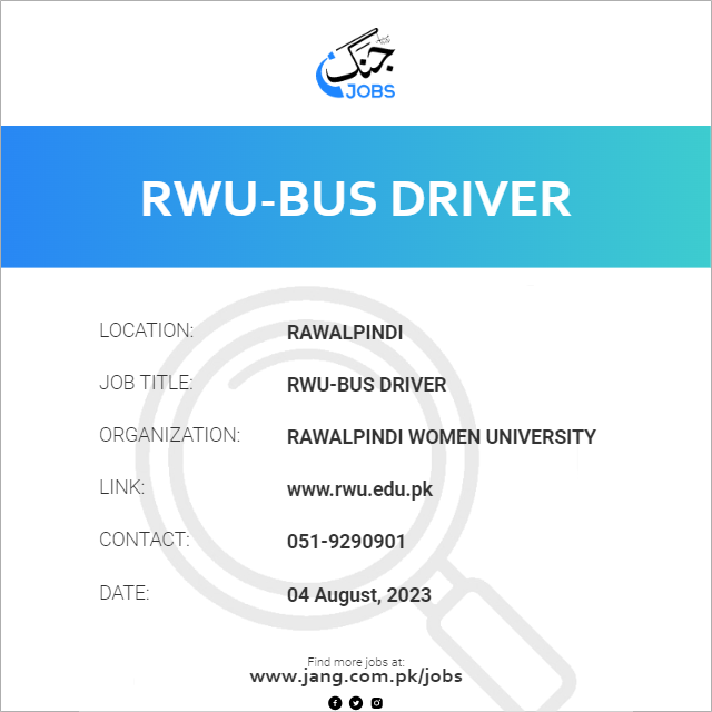RWU-Bus Driver