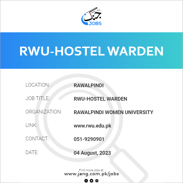 RWU-Hostel Warden