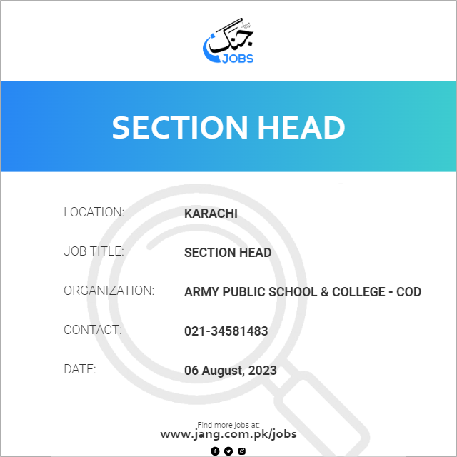 Section Head