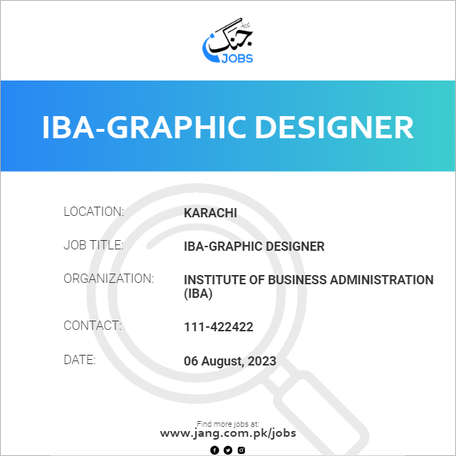 IBA-Graphic Designer