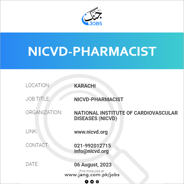 NICVD-Pharmacist