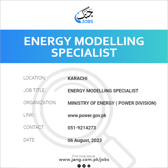 Energy Modelling Specialist
