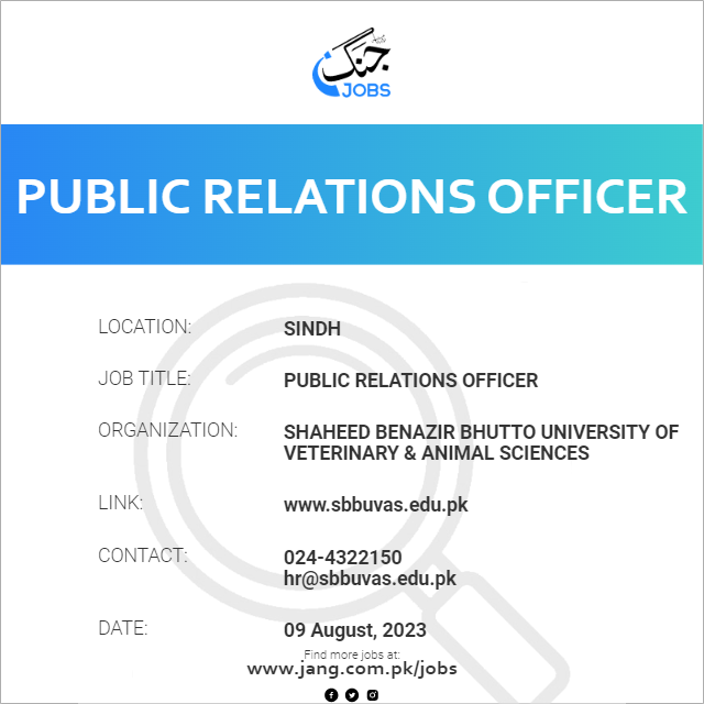 Public Relations Officer