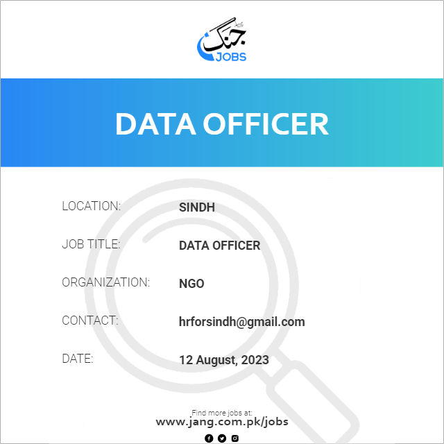 Data Officer