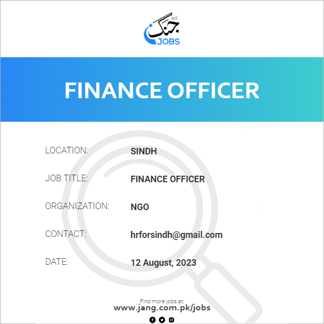 Finance Officer