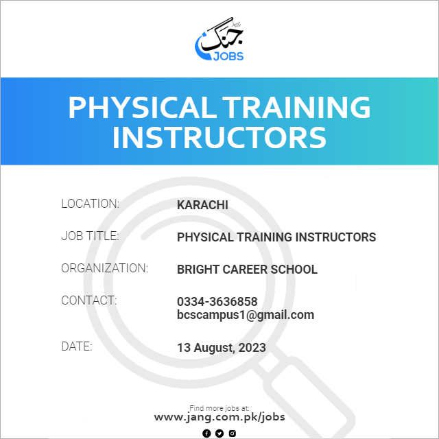 Physical Training Instructors