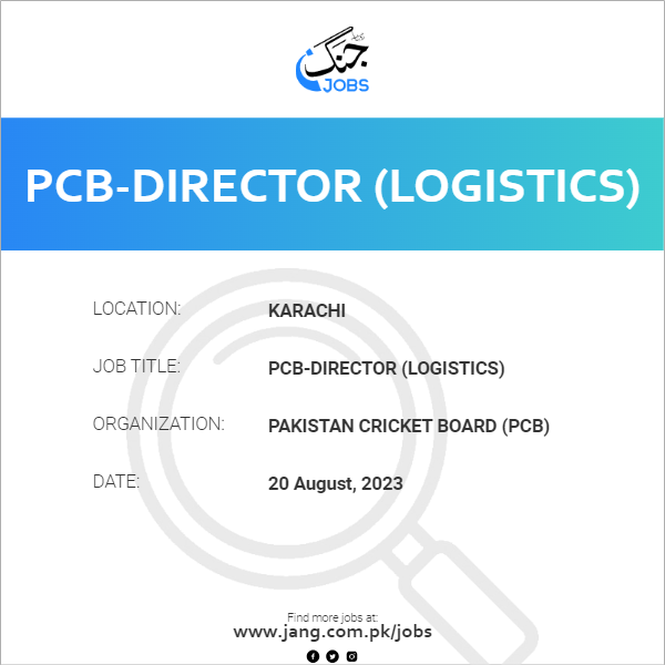 PCB-Director (Logistics)