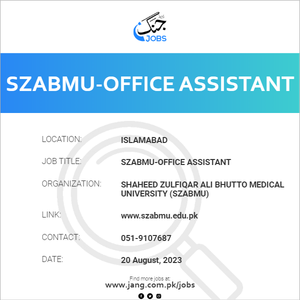 SZABMU-Office Assistant