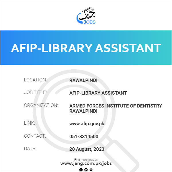 AFIP-Library Assistant