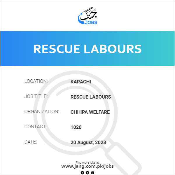 Rescue Labours