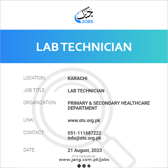 Lab Technician