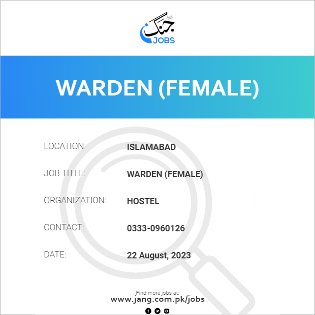 Warden (Female)
